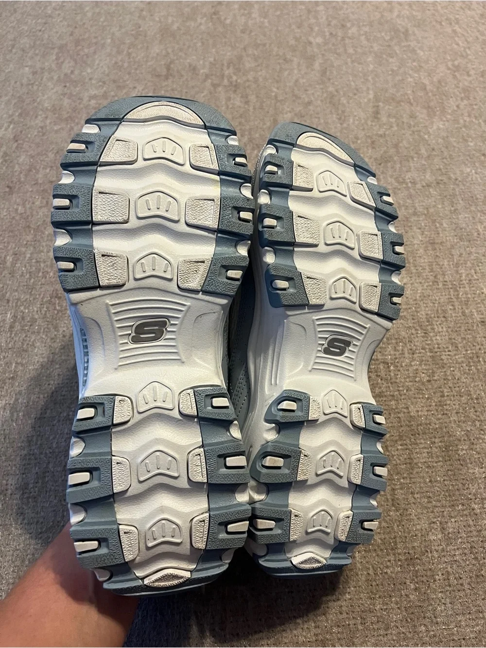 Skechers D’Lites Nostalgic Breeze Mule Sneakers Women’s 8.5 Slate Blue